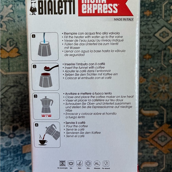 Bialetti Silver and Black Coffee & Tea Accessory - Picture 4 of 8